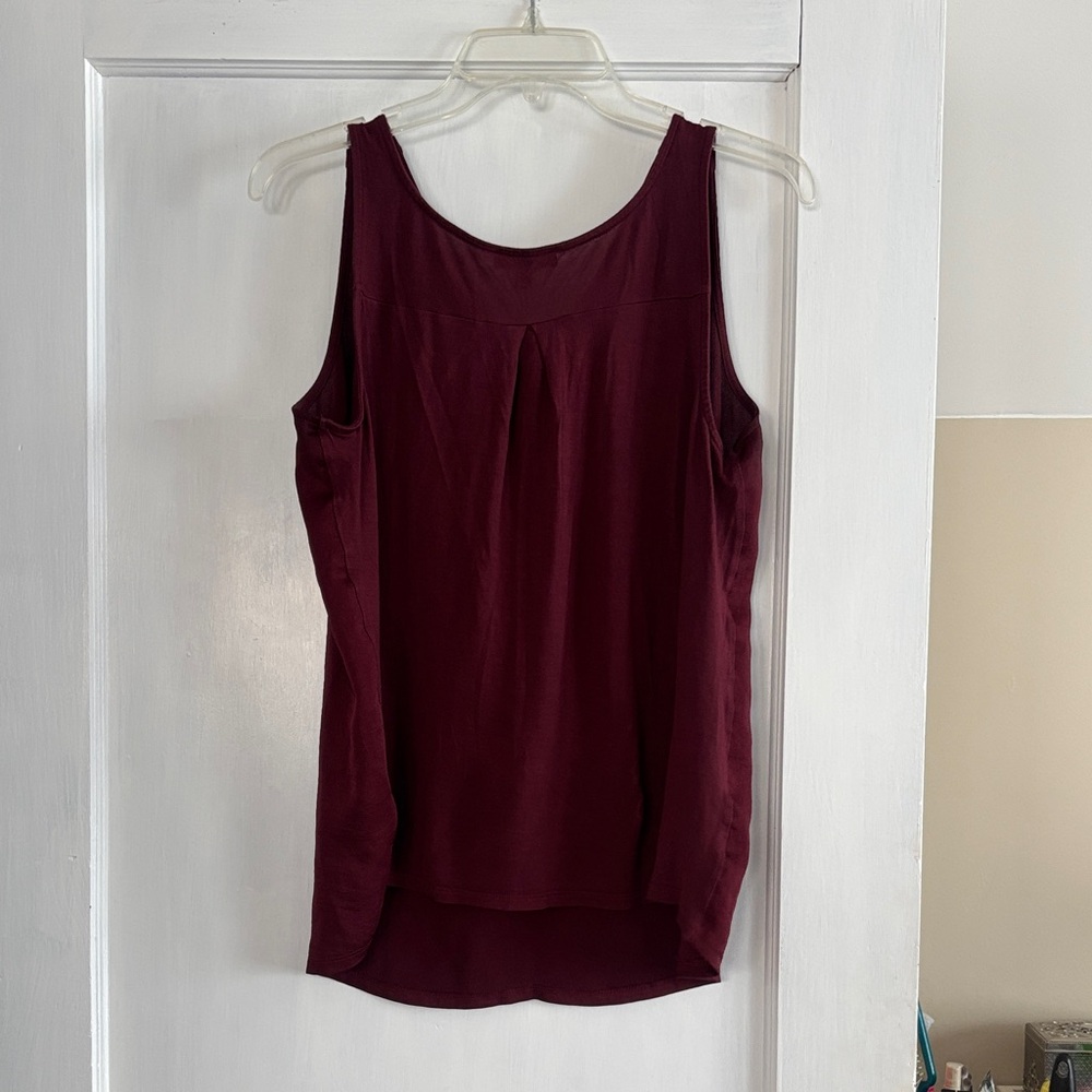 Express Deep Red Tank Top - Picture 3 of 3